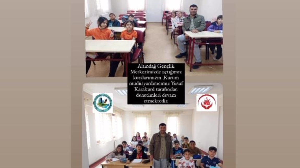 Kurumumuz Tarafından  Altındağ Gençlik Merkezimizde açılan kurslarımızı, Kurum Müdüryardımcısı Yusuf KARAKURD tarafından denetimi devam etmektedir.